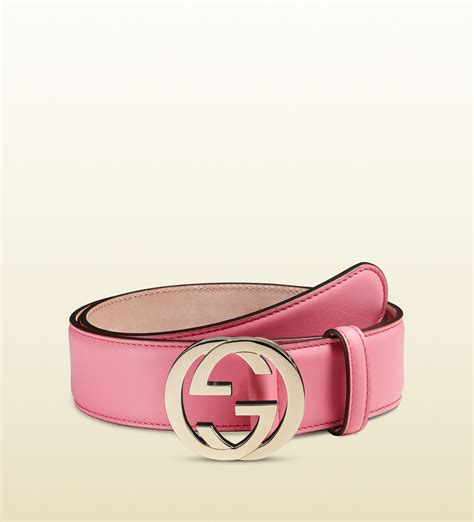 pink and green gucci belt|Gucci light pink leather belt.